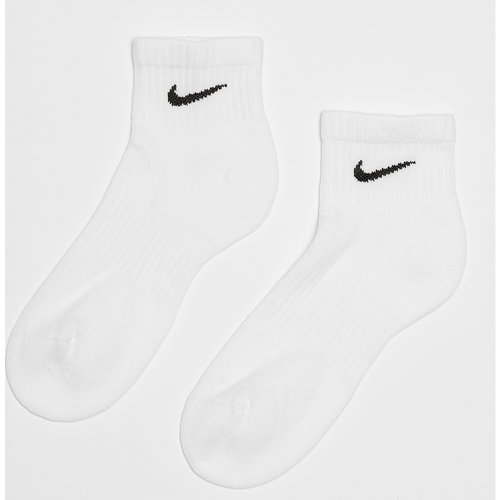 Everyday Cushioned Training Ankle Socks (3 Pack), , Accessoires, white/black, taille: 39-42 - Nike - Modalova
