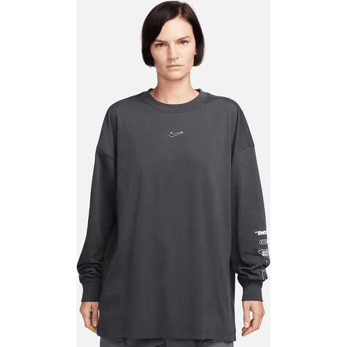 Sportswear Long Sleeve T-Shirt Print, , Apparel, anthrazit, taille: XS - Nike - Modalova