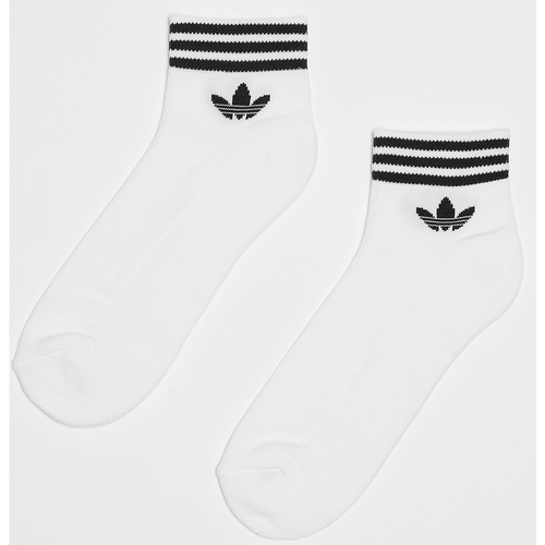 Chaussettes adicolor Trefoil Ankle (3 Pack), , Accessoires, white/black, taille: 43-46 - adidas Originals - Modalova