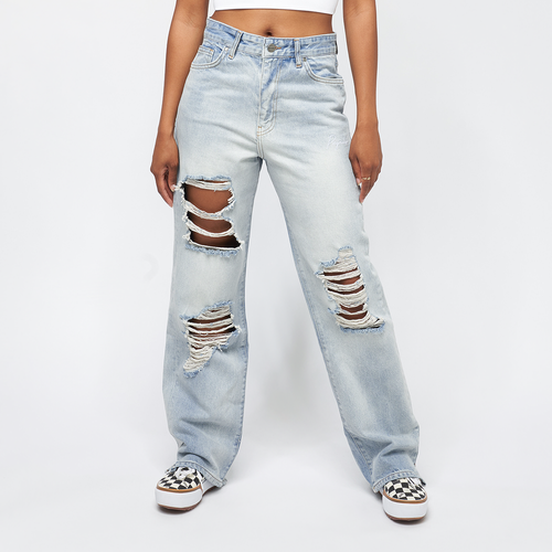 Tracy Distressed Wide Jeans - Pegador - Modalova