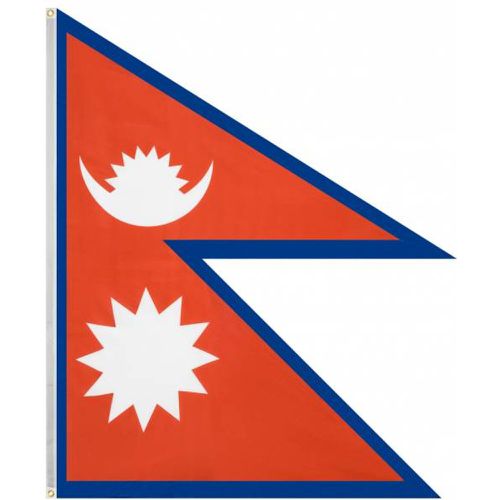 Népal "Nations Together" Drapeau 90x150cm - MUWO - Modalova