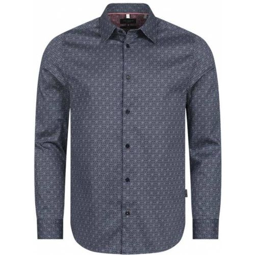Pavia Star Geo Print s Chemise à manches longues 272176-MARINE - Ted Baker - Modalova