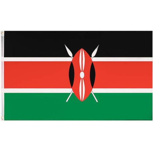 Kenya "Nations Together" Drapeau 90x150cm - MUWO - Modalova
