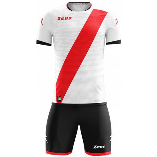 Icon Teamwear Set Maillot avec short blanc rouge - Zeus - Modalova