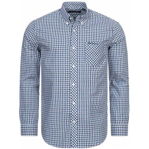 Vérification de la maison s Chemise à manches longues 0077861-LIGHTBLUE - Ben Sherman - Modalova