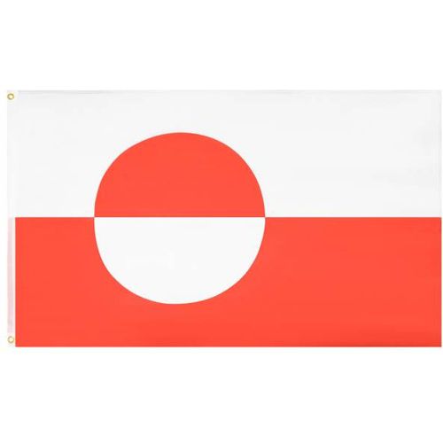 Groenland "Nations Together" Drapeau 90x150cm - MUWO - Modalova