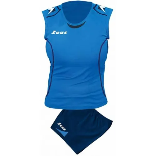 Kit Volley Fauno s Maillot + Short /royal blue - Zeus - Modalova