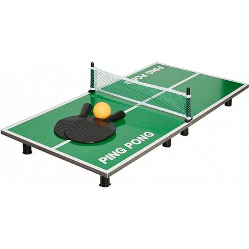 Mini table de ping-pong avec raquettes et filet 5 pièces. 95064000 - PING PONG - Modalova
