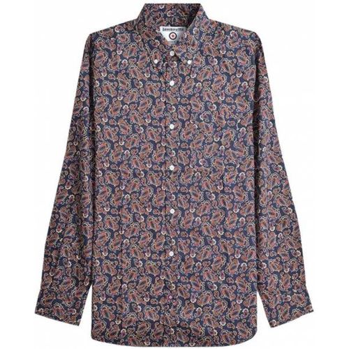 Paisley Shirt s Chemise à manches longues RWIS1469-NVY - Lambretta - Modalova
