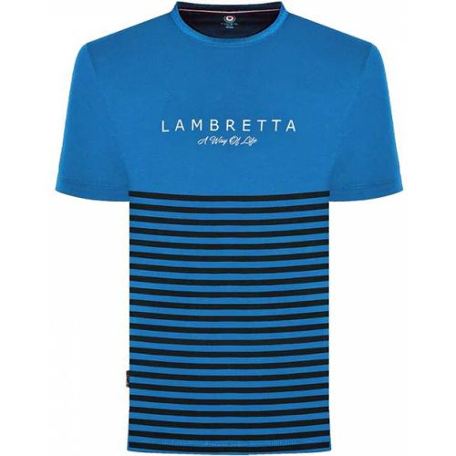 Striped s T-shirt SS0017-DK - Lambretta - Modalova