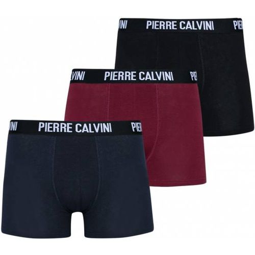 Hipster s Boxer-short Lot de 3 Foncé 6130-3-D - PIERRE CALVINI - Modalova