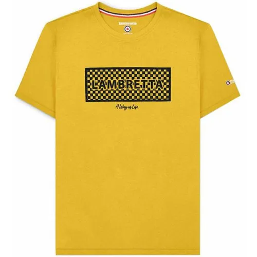Checker Box s T-shirt SS1002-PASSION - Lambretta - Modalova