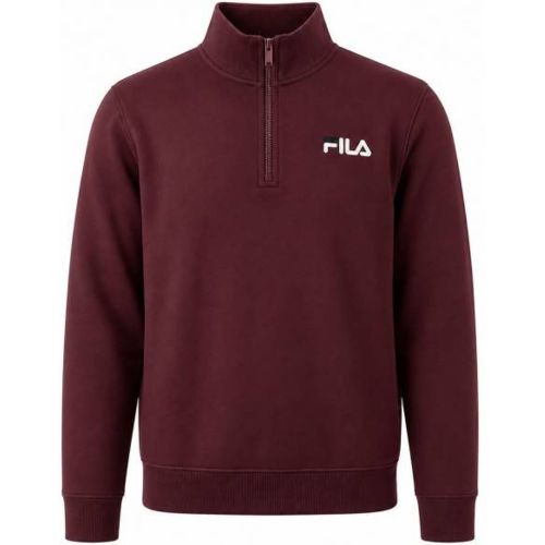Adam" Retro s 1/4-Zip Sweat-shirt LMPSM019 port fauve - Fila - Modalova
