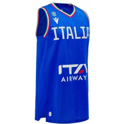 Italie FIP Ballon de basket Jeux olympiques s Maillot domicile 40000654 - Macron - Modalova