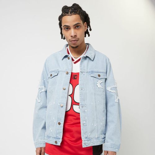 Paintsplatter Denim Trucker Jacket, , Apparel, en , taille: M - Karl Kani - Modalova