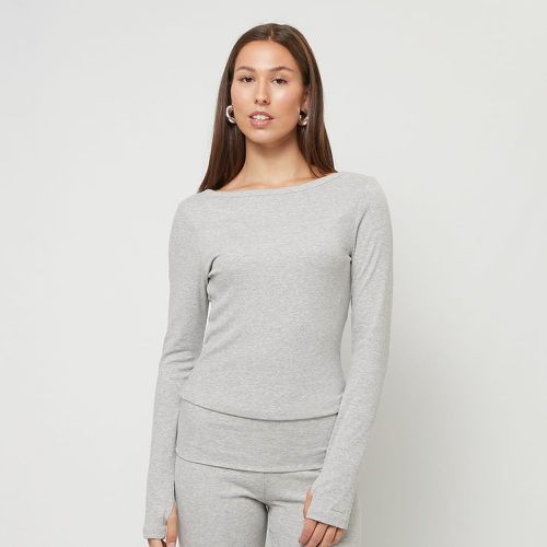 AIMN Ease Ribbed Long Sleeve Top grey melange, , Apparel, en , taille: S - aim'n - Modalova