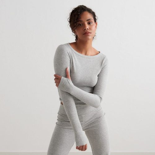 Ease Ribbed Long Sleeve Top, , Apparel, en , taille: S - aim'n - Modalova