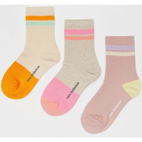 Midcalf Colorblock Socks (3 Pack), , Chaussettes, en , taille: 27-30 - New Balance - Modalova