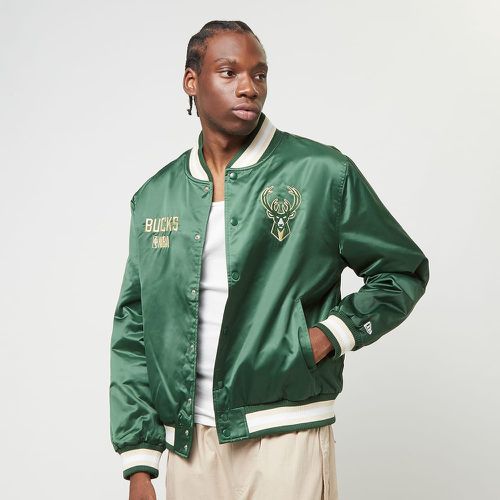 Milwaukee Bucks NBA Satin Bomberjacket, , Bombers, en , taille: S - new era - Modalova