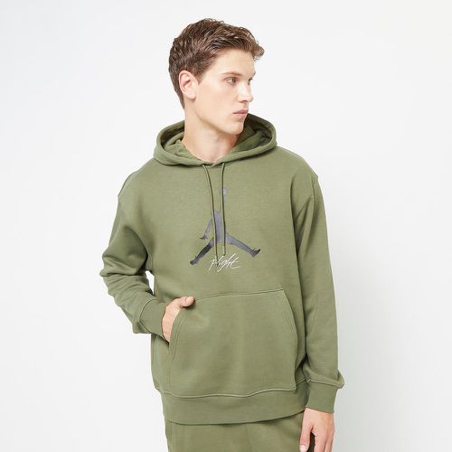 M J ESS FLC BASELINE HOODIE medium olive/white/black, , Apparel, en , taille: S - Jordan - Modalova