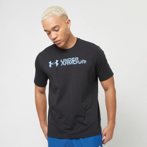 UA M SLICED WORDMARK 60/40S SS black, , T-Shirts & Polos, en , taille: S - Under Armour - Modalova