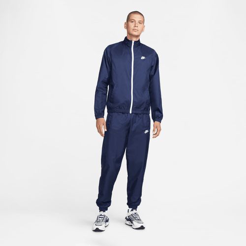 M NK CLUB LND WVN TRK SUIT midnight navy/white, , Survêtements, en , taille: S - Nike - Modalova