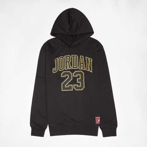 JUNIOR JDN HBR FLC PO HOODIE black/gold, , Apparel, en , taille: 128-132 - Jordan - Modalova