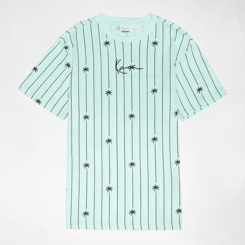 Signature Palm Pinstripe T-Shirt Junior Unisex T-Shirts & Polos Taille 110/116 Vêtements - Karl Kani - Modalova