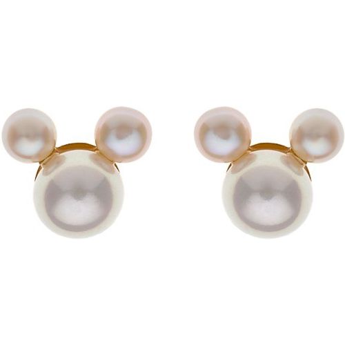 Boucles d'oreilles à fermoir à poussette Mickey Mouse EG00002MAL.CS 375 Or jaune - Disney - Modalova