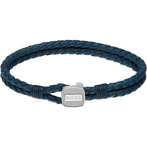 Bracelet 1580293 Cuir, Acier inoxydable - Hugo Boss - Modalova