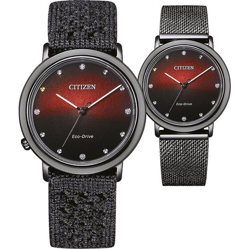 Set de montres Elegant Eco-Drive EM1007-47E - Citizen - Modalova