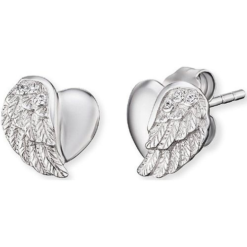 Boucles d'oreilles à fermoir à poussette ERE-LILHEARTWING-ST 925 Argent - Engelsrufer - Modalova