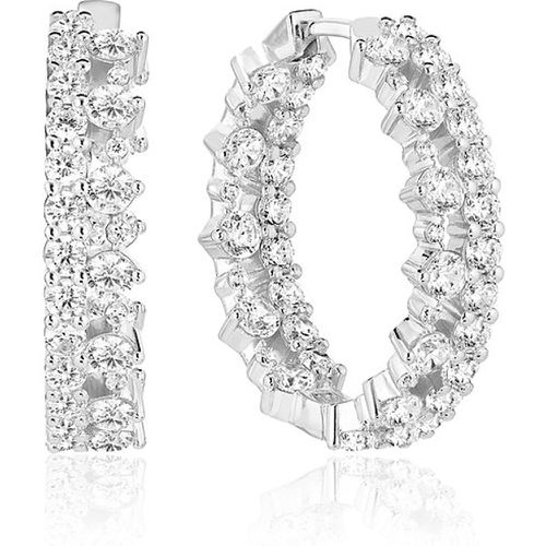 Créoles SJ-E2364-CZ 925 Argent - Sif Jakobs Jewellery - Modalova