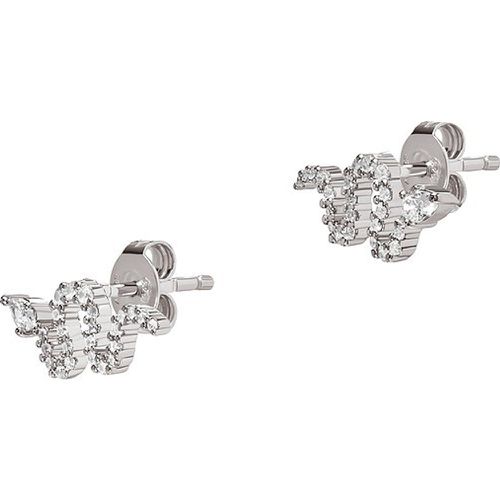 Boucles d'oreilles à fermoir à poussette EG3612040 925 Argent - Emporio Armani - Modalova