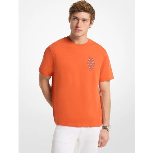 MK T-shirt en coton à logo graphique - Michael Kors - Michael Kors Mens - Modalova