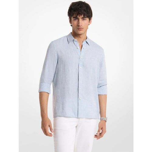 MK Chemise à coupe classique en lin - Michael Kors - Michael Kors Mens - Modalova