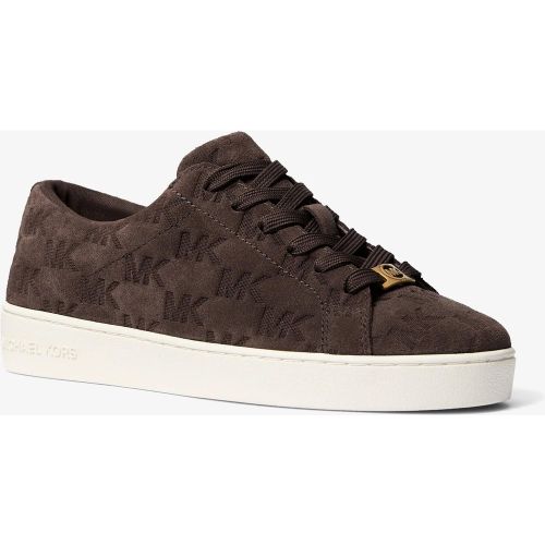 MK Basket Keaton en daim avec logo en relief - Michael Kors - MICHAEL Michael Kors - Modalova