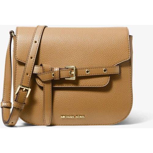 MK Petit sac à bandoulière Emilia façon sacoche en cuir grainé - Michael Kors - MICHAEL Michael Kors - Modalova