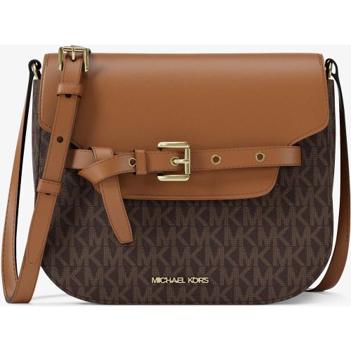MK Petite sacoche à bandoulière Emilia avec logo Signature - Michael Kors - MICHAEL Michael Kors - Modalova