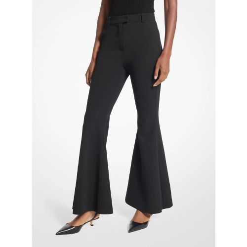 MK Pantalon flare en crêpe extensible - Michael Kors - MICHAEL Michael Kors - Modalova