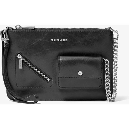 MK Grande pochette à sangle zippée Jet Set convertible en cuir - Michael Kors - MICHAEL Michael Kors - Modalova