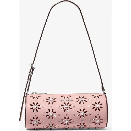MK Petite pochette cylindrique Izzy en cuir grainé - Michael Kors - MICHAEL Michael Kors - Modalova