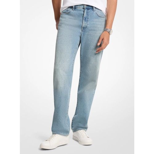 MK Jean Finn en denim extensible à coupe droite - Michael Kors - Michael Kors Mens - Modalova