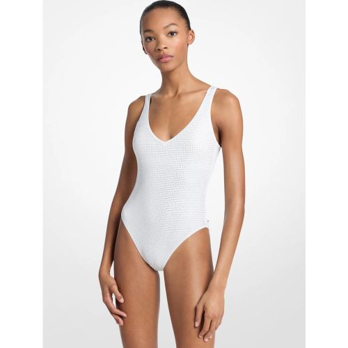 MK Maillot de bain orné de strass - Michael Kors - MICHAEL Michael Kors - Modalova