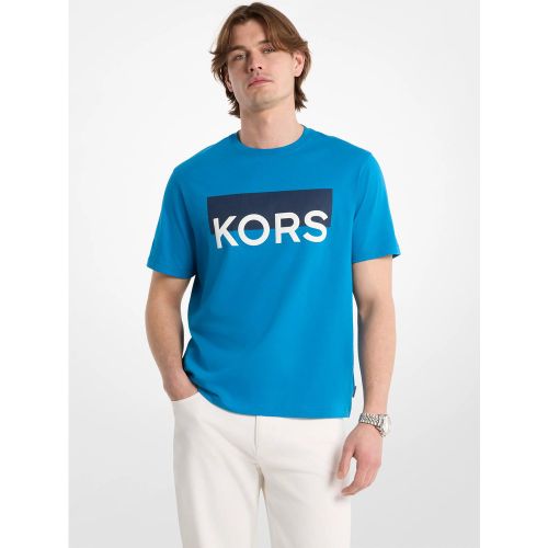 MK T-shirt en coton Kors à couleurs contrastées - Michael Kors - Michael Kors Mens - Modalova