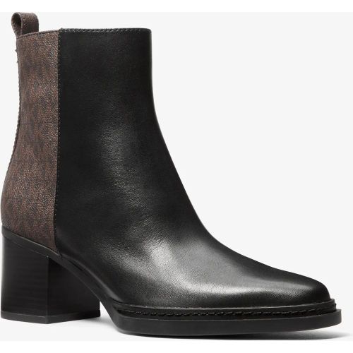 MK Botte Lex en cuir et à logo Signature - Michael Kors - MICHAEL Michael Kors - Modalova