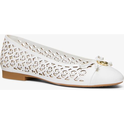 MK Ballerine Piper Flex en cuir à logo perforé - Michael Kors - MICHAEL Michael Kors - Modalova
