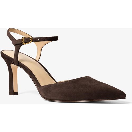 MK Escarpin Amara en daim à bride arrière - Michael Kors - MICHAEL Michael Kors - Modalova