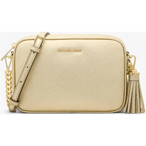 MK Sac à bandoulière Ginny en cuir métallisé - Michael Kors - MICHAEL Michael Kors - Modalova