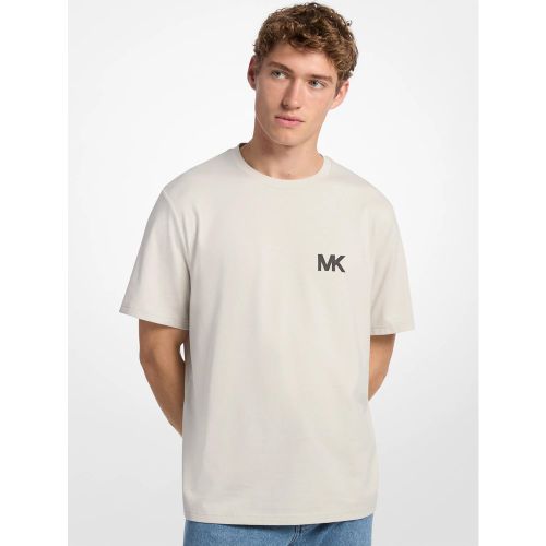 MK T-shirt en coton avec appliqué à logo - Michael Kors - Michael Kors Mens - Modalova